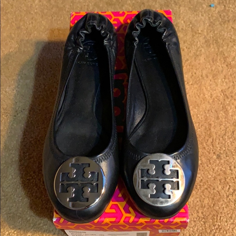 Tory Burch Classic Reva Flat 8.5